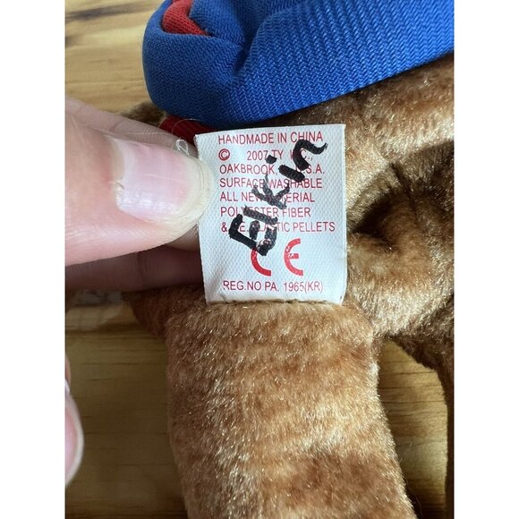 Ty Beanie Babies "ABC'S ‎ & 123'S" TEDDYBEAR Backpack August 22, 2006 Tag 2007 - Picture 12 of 13